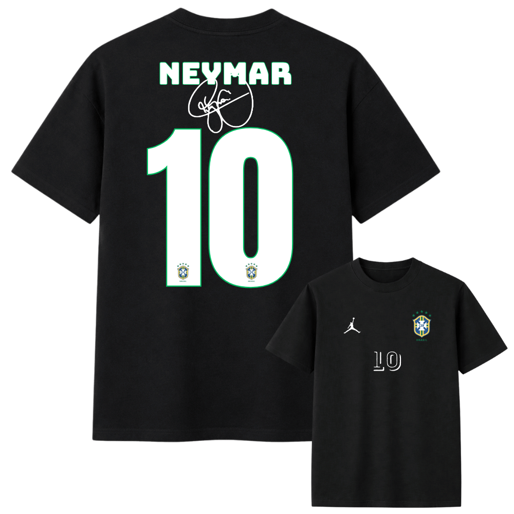 Neymar Brazil #10 Custom Fan Shirt – Premium Football Tribute Tee | Custom Jerseys Kenya