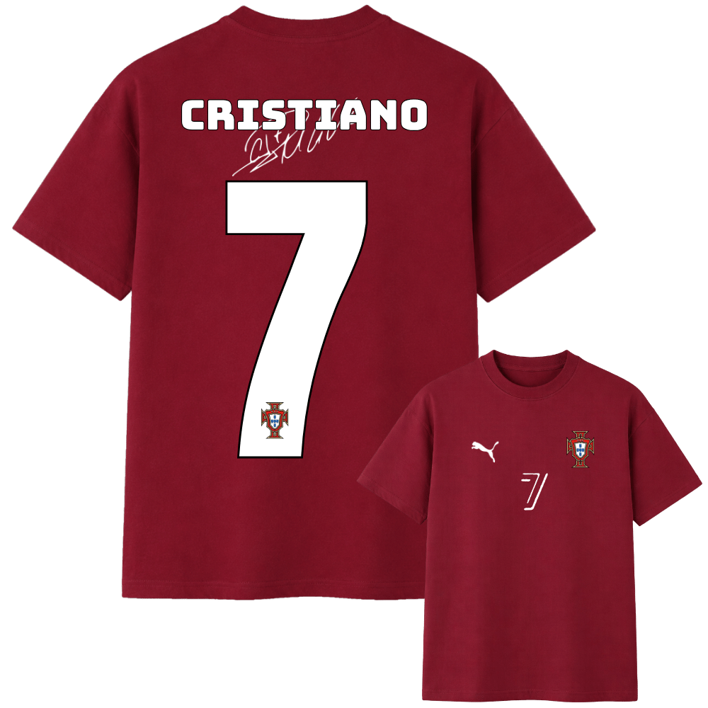 Cristiano Portugal #7 Custom Fan Shirt – Premium Football Tribute T-Shirt | Custom Jerseys Kenya